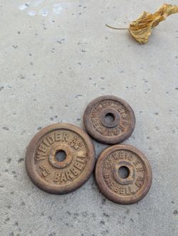 Weider 1 Inch Standard Weights