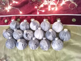 Hand Blown ornaments Drip 