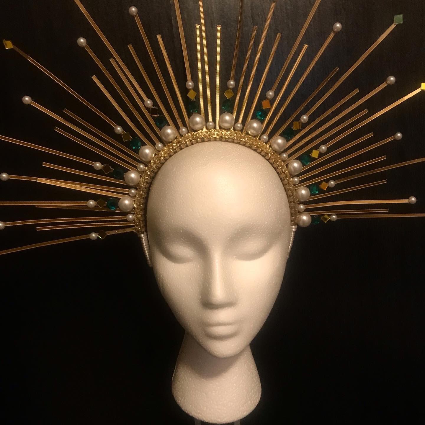 Golden Halo/Rays Of Light Crown/Headpiece/Tiara