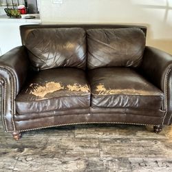 Leather Sofa 