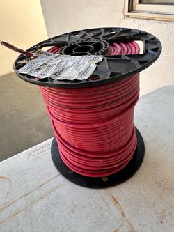 #10 AWG Stranded THHN electrical red cable