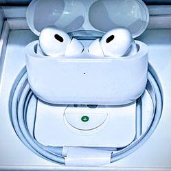 Ships Same Day! Apple AirPods Pro 2 Wireless Earbuds, Noise Cancellation, Hearing Aid Feature, Bluetooth Transparency, Personalized Spatial Audio, 