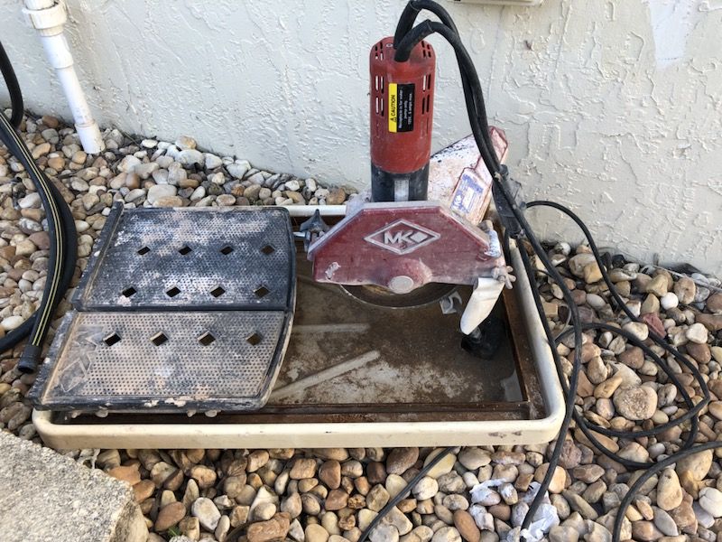 MK Diamond 155779 MK-470 1/2-Horsepower 7-inch Wet Tile Saw