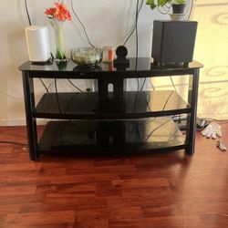 TV STAND With Glass  !