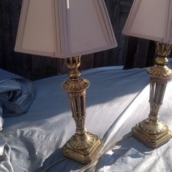 Vintage Brass Lamps 