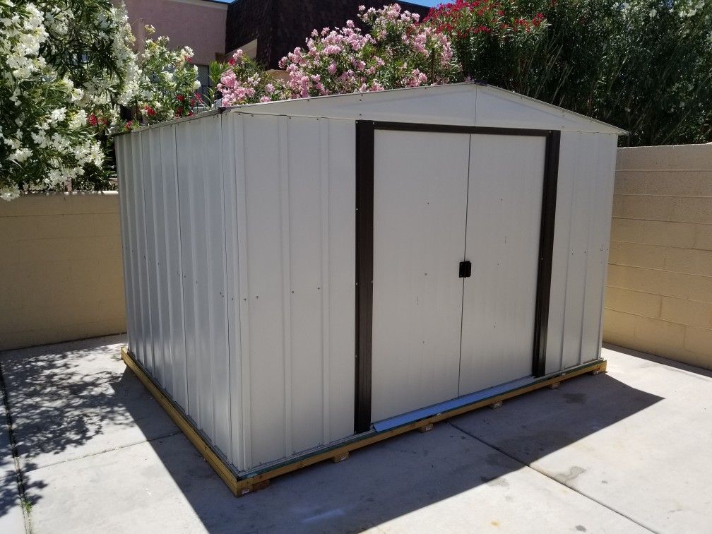 ( storege ) sheds de metal 10 x8 ft por favor para estimados gratuitos. llamar a Rene ..al .. .I install . 10× 8 sheds ...free estimates.
