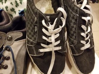 Vans Size 7 checkerboard sneakers