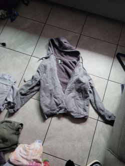 Grey comfy jacket old navy size xL used