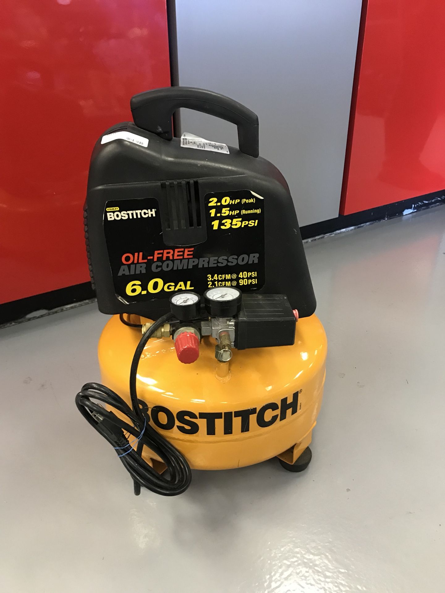 Bostitch 6 gallon air compressor 62764