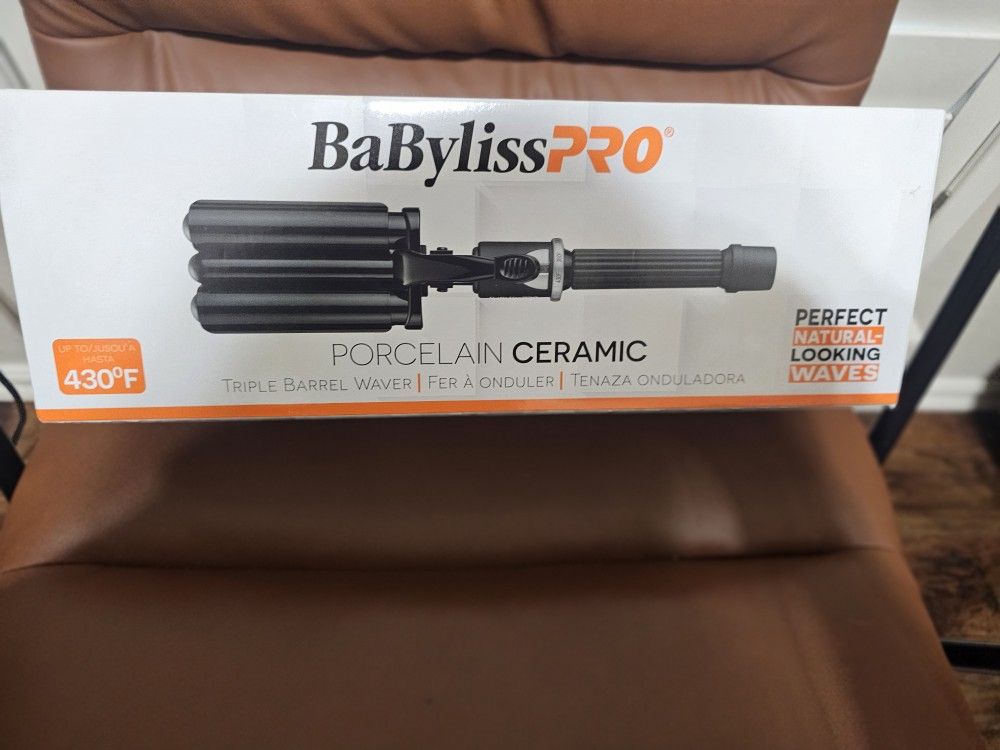 New BabyBliss Porcelain Ceramic Triple Barrel Waver