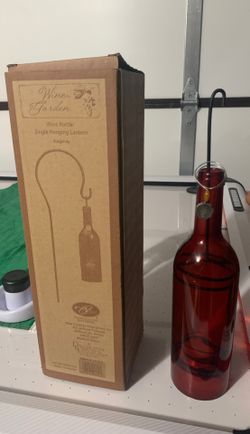 Candle wine bottle