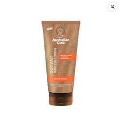 Australian Gold Instant Sunless Tanning Lotion, Medium Bronze, 6 fl oz Body Self-Tanner for All Skin Types