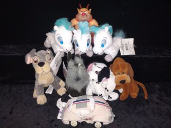 Assorted Disney bean bag plush toys $6 each