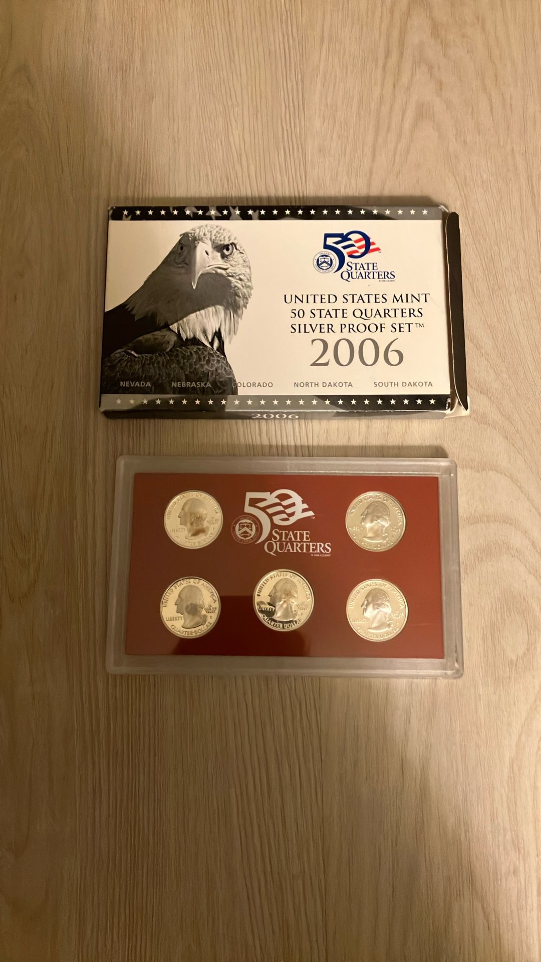 2006 Sliver Proof State Quarters