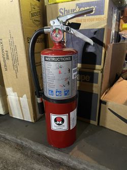 NEW FIRE EXTINGUISHERS 
