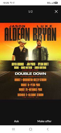 4 tickets to Great country concert