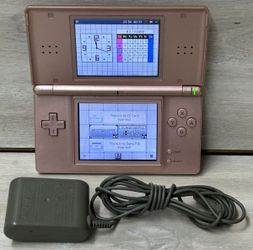 Nintendo DS Lite USG-001 Dual Screen Handheld Game Console (PO1023348)