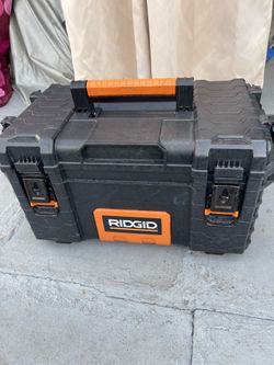 Ridgid Tool Box 22”W X 13”D X 12”H Used Condition $20 Firm On Price