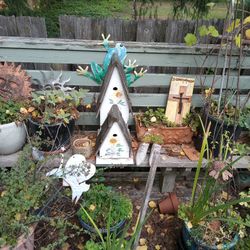 Outside Garden Bird House