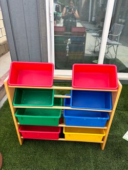 Kids Toy Storage Organizer with Bins