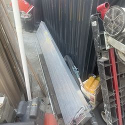 Aluminum. 7-13 Foot scaffold. With Ladder Scaffold Stabilizers.