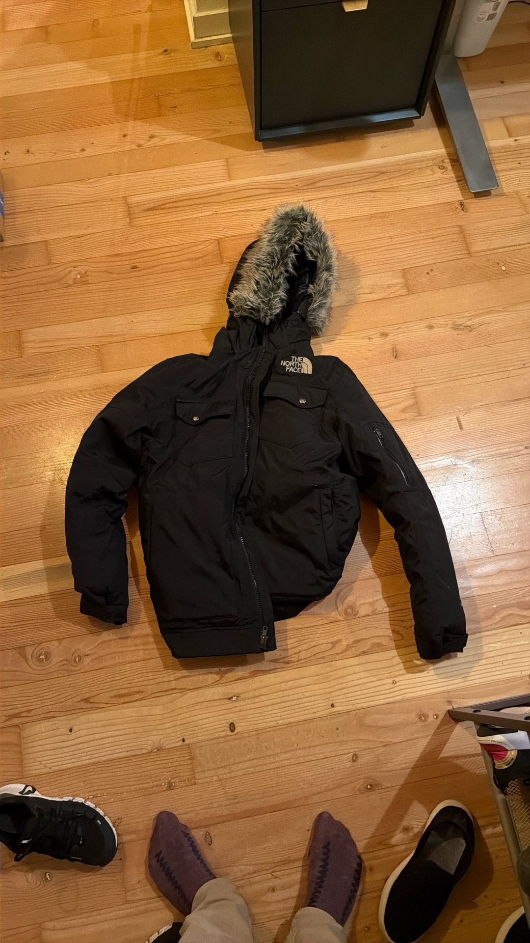 Men’s North Face Black Parka
