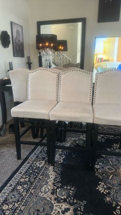 8 bar height chairs