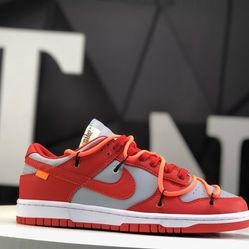 Nike Dunk Low Off White University Red 15