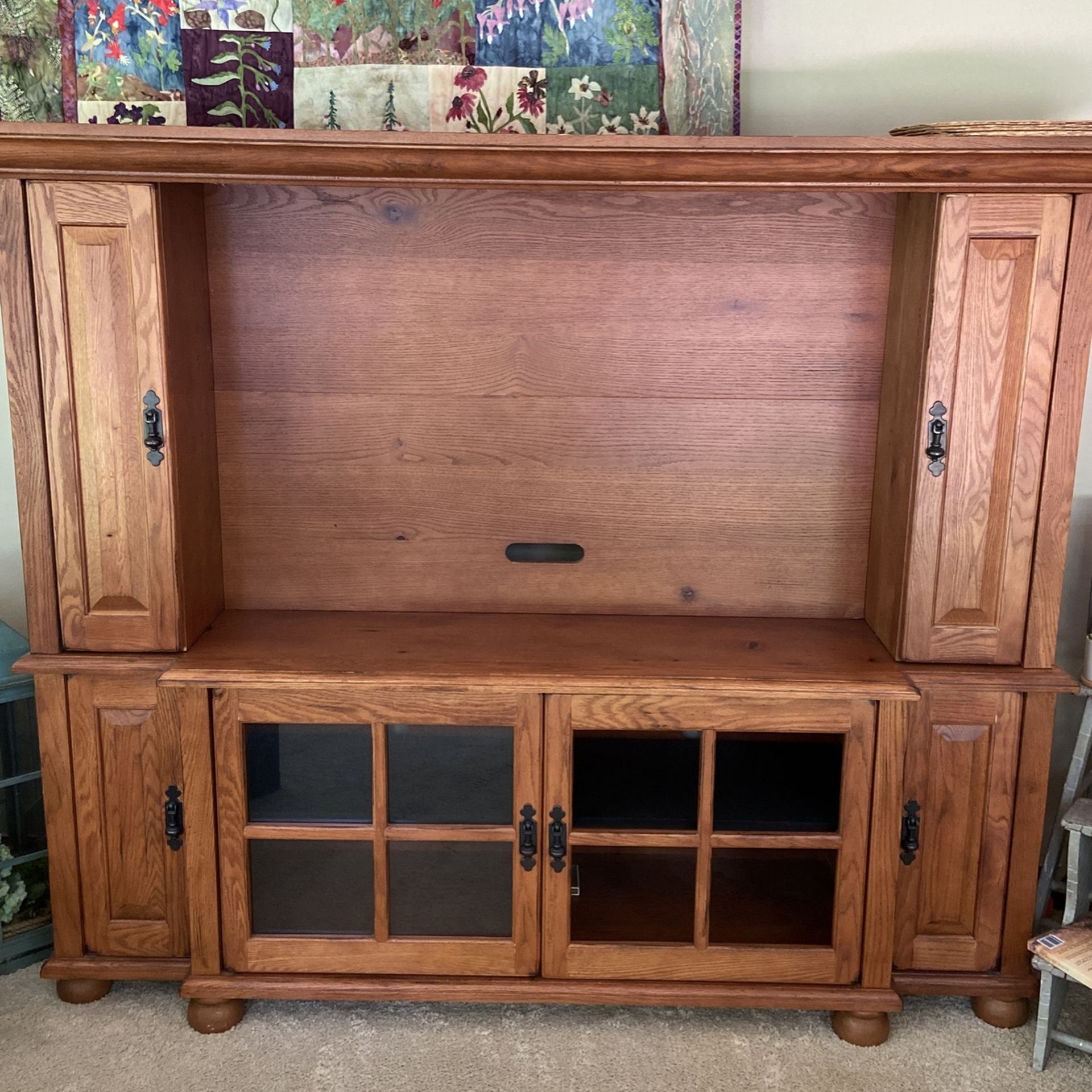Oak Entertainment Center