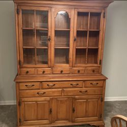 Beautiful Antique China Cabinet Ask To Send Email Or For Number And I Will Report You 