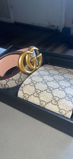 Authentic Gucci Belt And wallet