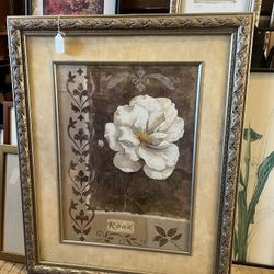 Beautiful Framed Floral Print
