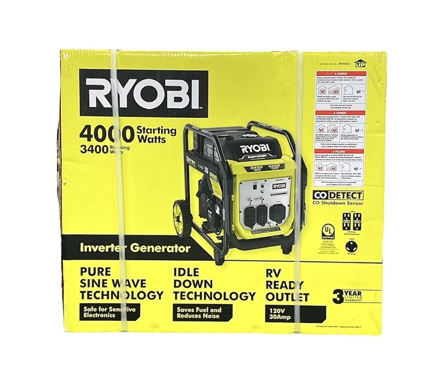 Ryobi 4000 Watt Gas Generator