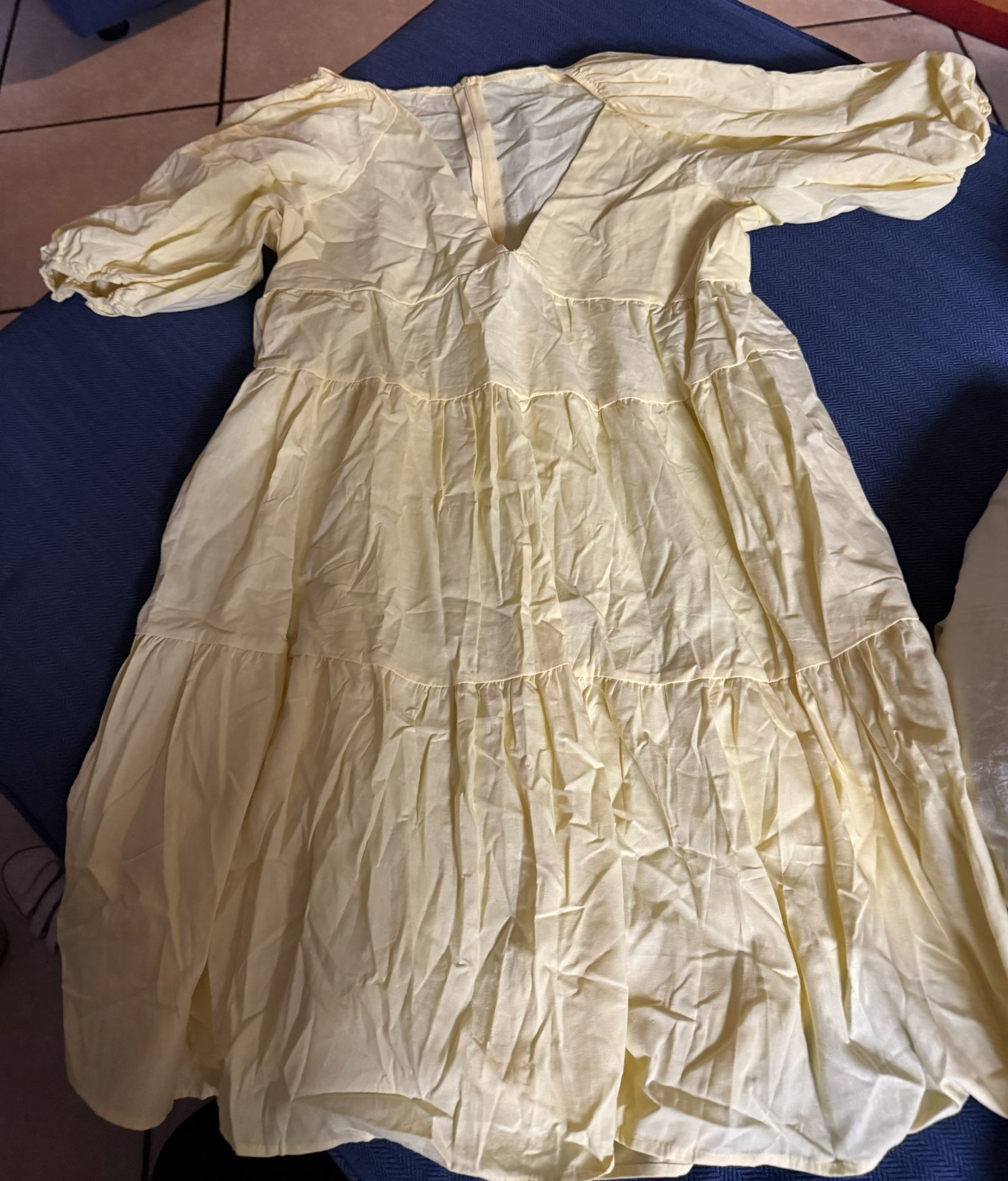 Yellow Short Dress