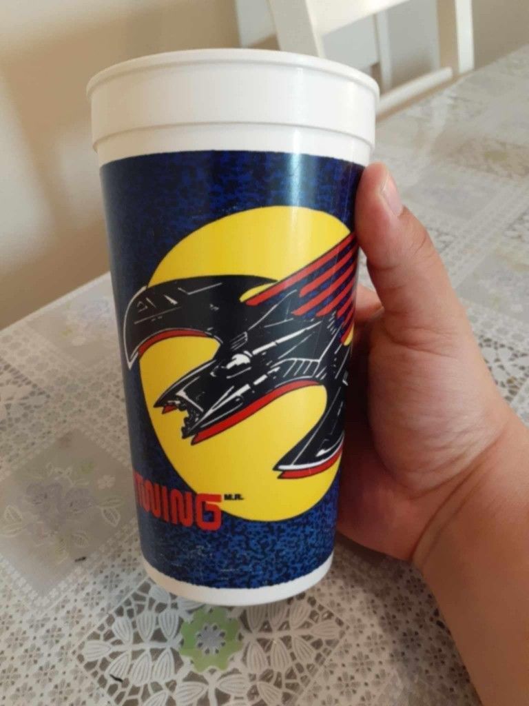 Batman Glass Vintage Retro Pepsi Advertising Mexico 1989