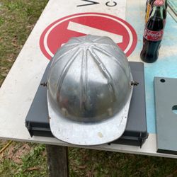 Antique Aluminum Hard Hat