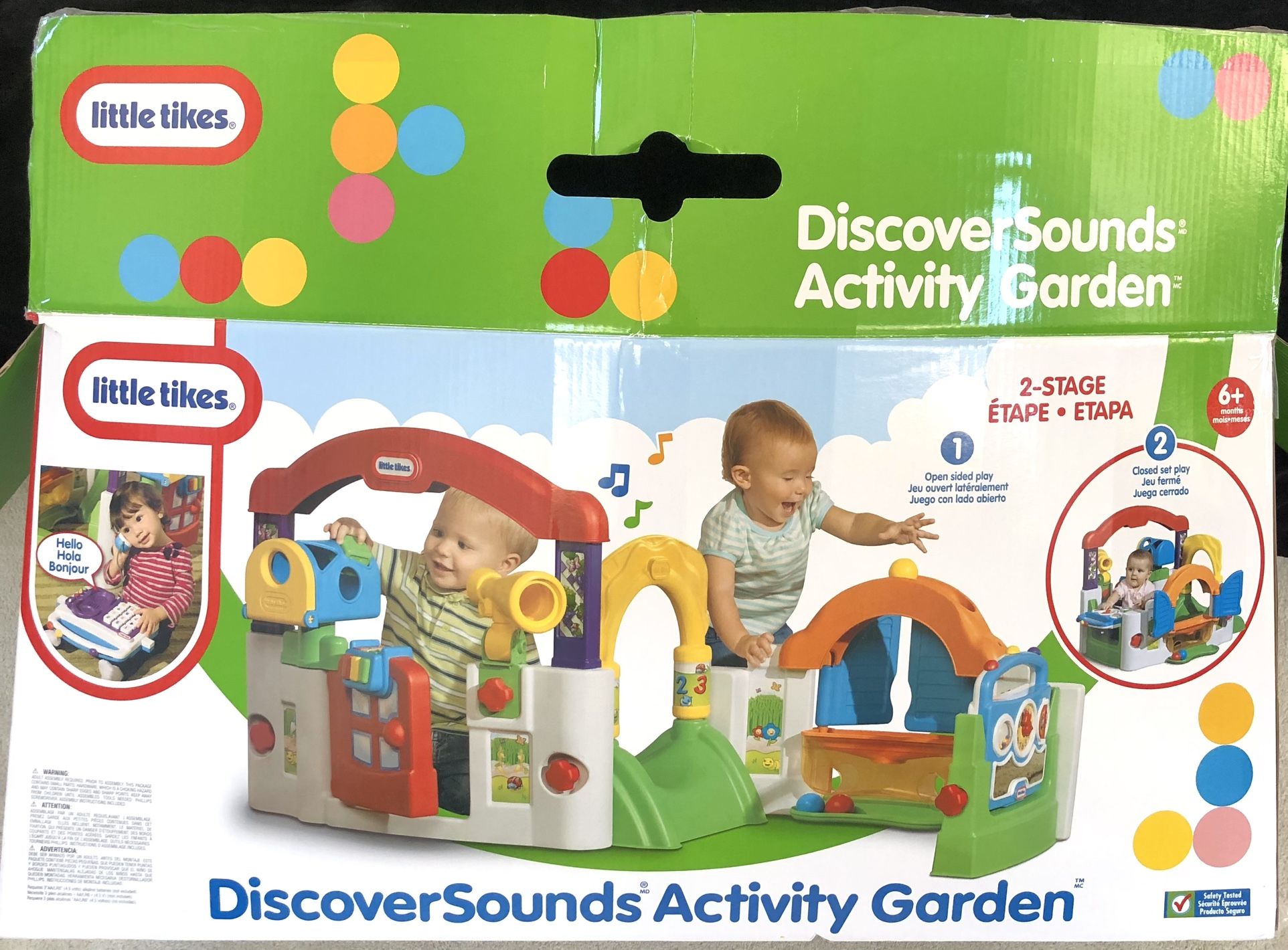 LITTLE TIKES DISCOVER SOUNDS ACTIVITY GARDEN / Toddler Play Yard / Little Tikes Toddler Toys / Babies Infants Toddlers Playset