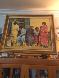 Painting and frame