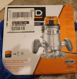 Rigid Wood Router, 2 HP New