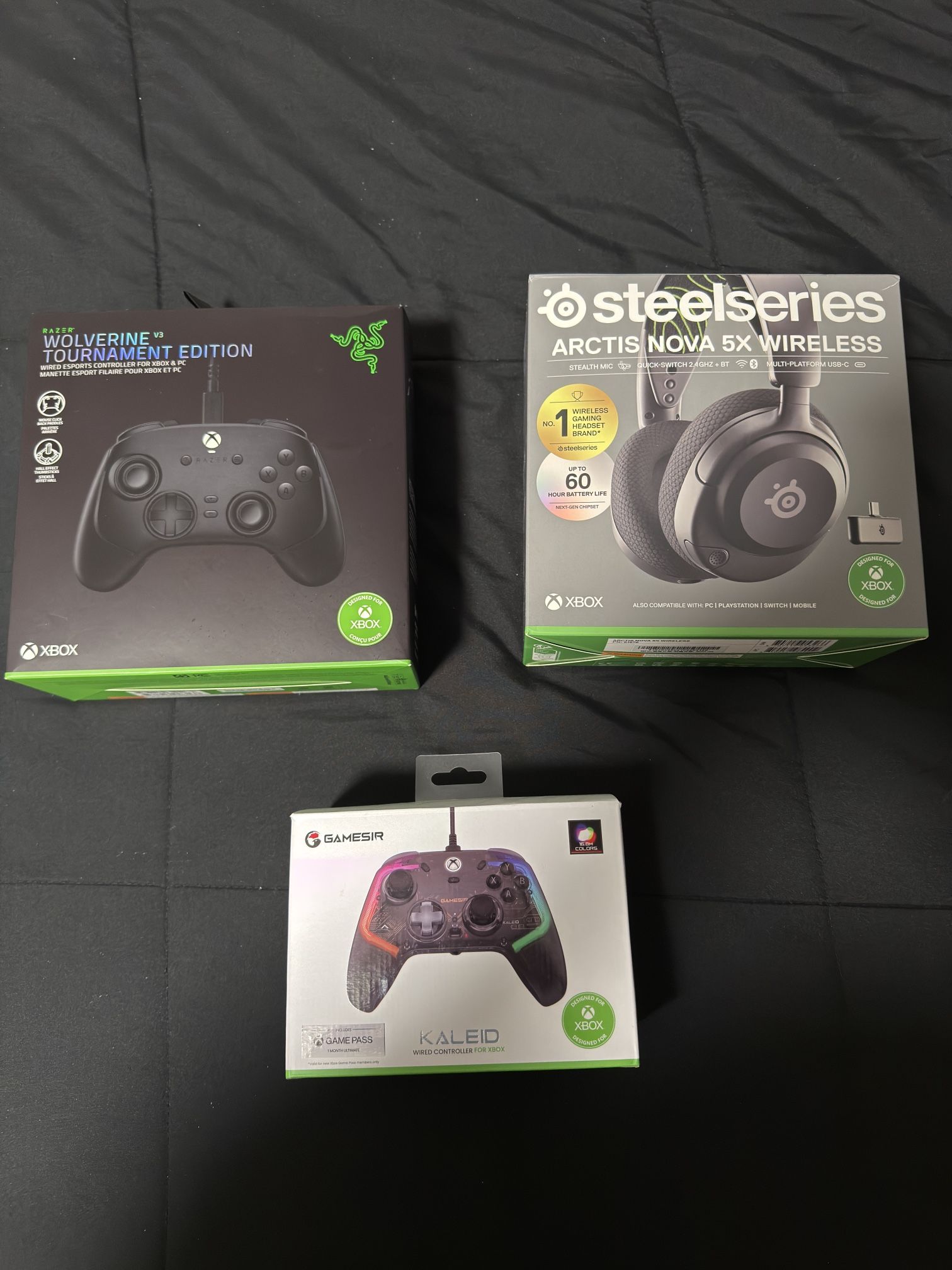 Xbox/PC Headset & Controllers