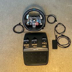 Logitech G29 wheel + pedals [PS3, PS4, PS5, PC]