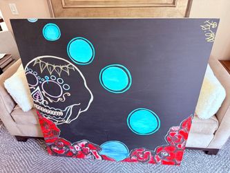 MOVING SALE: BLACK ROSE IS DEAD KAE:G HAND PAINTING
