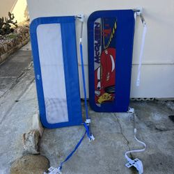 Toddler Bed Rail Set - Disney Cars & Safety 1st Mesh Rail