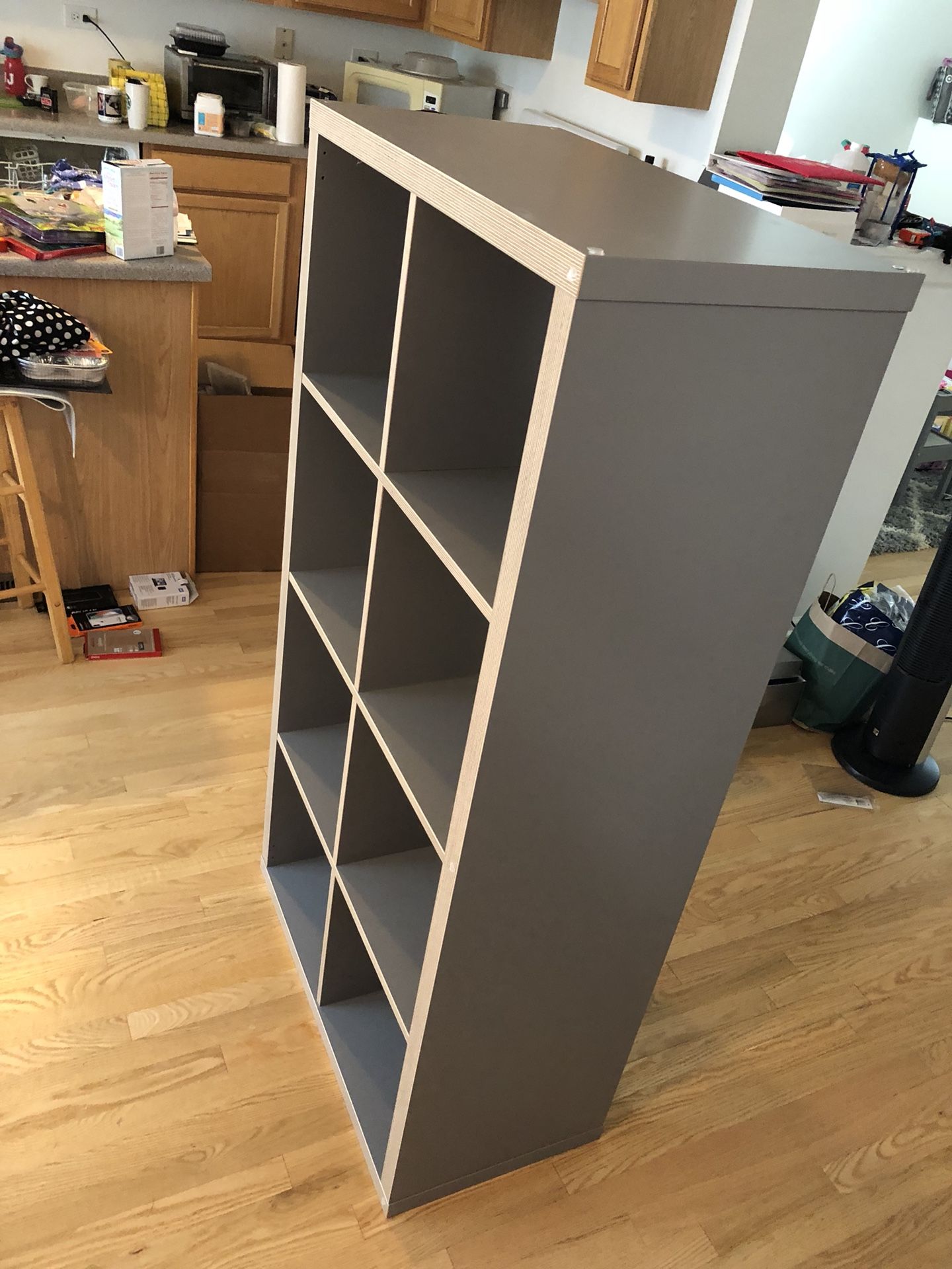 Ikea Kallax Shelf Unit Gray, wood effect for Sale in IL, US OfferUp