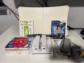 Nintendo Wii System with Michael Jackson