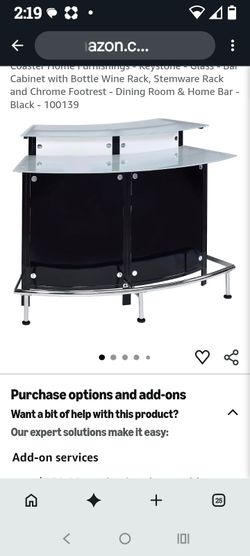 Almost New bar cabinet
