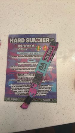 Hard Summer Ticket $250