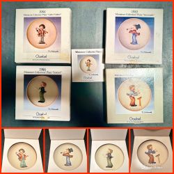 Goebel MJ Hummel "Little Music Makers" Plate Series Of Four