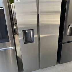 Stainless Steel 27.4 Cu. Ft. Side-by-Side Refrigerator 