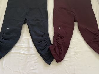 2 Pairs Lululemon Cropped Leggings - Sz 6